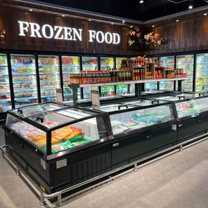 Congélateurs Combinés pour Supermarchés et Magasins d'Épicerie, Vitrine Réfrigérée Commerciale en Îlot - Product Image 3