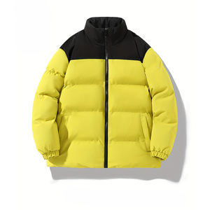 Latest Customized Streetwear Patchwork Puffer <b>Jacket</b> High Quality Warm Winter <b>Waterproof</b> Windproof Quick Dry Breathable <b>Packable</b> - Product Image 5