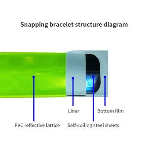 Bracelet Réfléchissant Personnalisé en PVC pour Événements – Promotion Nocturne, Cadeau Publicitaire - Product Image 5