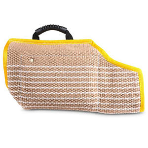 Manchon de morsure professionnel pour dressage de chien-Manchon d'attaque K & 9 en lin robuste, équipement d'agilité certifié pour chiens de travail - Product Image 1