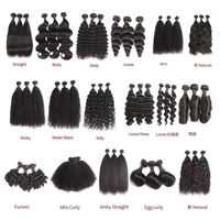 Extensiones de Cabello Humano Virgen Vietnamita, Extensiones de Cabello Remy Virgen de Alta Calidad, Cabello Humano Virgen Brasileño Rizado Pixie Birmano