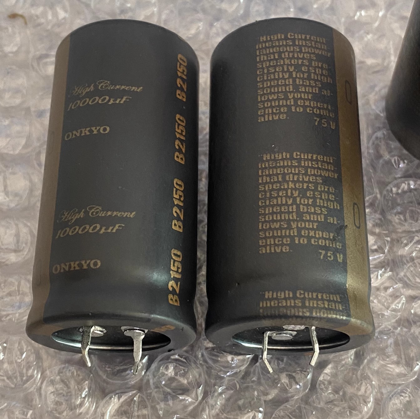 NICHICON KG NOS Condensateur Électrolytique Audio 75V 10000uF