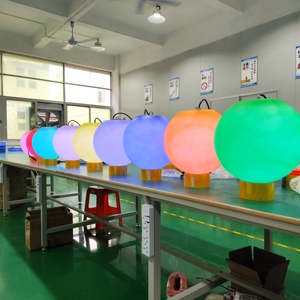 Esfera Luminosa LED RGB DMX512 Decorativa Colgante de 10 cm a 100 cm, Esfera Redonda Intermitente con Cambio de Color, <span class=keywords><strong>Luz</strong></span> Nocturna 3D, Esfera Luminosa para Jardín - Product Image 1