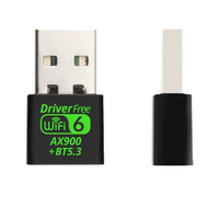 Dongle USB WIFI 6 Plug and Play en gros Carte réseau sans fil AX900 900Mbps USB2.0 Wifi 6 et Dongle Wifi 2 en un Blue-tooth
