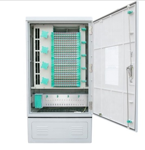 Armoire de distribution de câbles à fibres optiques pour montage en rack extérieur 576 cœurs Réseau Télécommunications - Product Image 1