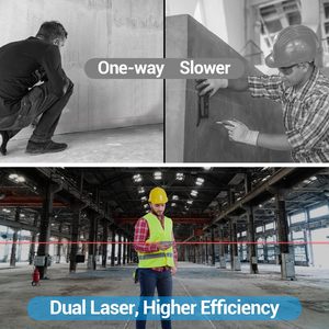 Outil de mesure <span class=keywords><strong>laser</strong></span> 393 pieds/120 m, télémètre <span class=keywords><strong>laser</strong></span> double, mesure <span class=keywords><strong>laser</strong></span> rechargeable - Product Image 2