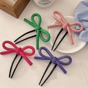 Temperament Elegant Bowknot Hair Accessory Popular Niche Design <b>Light</b> Luxury Women's Hair Accessory Trendy Jewelry Wholesale - Product Image 1