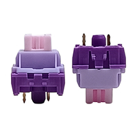 Saklar Linear Star Flower Axis Ungu 3-Pin Suara Mahjong Anti Debu Pre-lubed MX untuk Keyboard Gaming Mekanik Grosir
