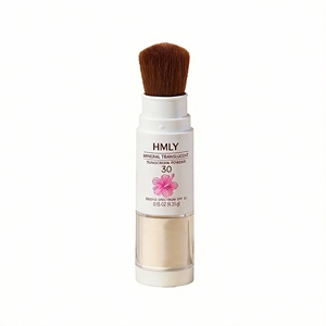Private Label Organic Vegan Herbal Mineral Sunscreen <strong>Powder</strong> Brush <strong>SPF</strong> 30 Oil Control Matte Translucent Reef Safe Wholesale - Product Image 5