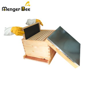 Kit de Inicio de Colmena Langstroth Completo de 3 Niveles, 10 Cuadros, Madera de Abeto, Excluidor de Reina Incluido, Nuevo, para Uso en Apicultura - Product Image 2