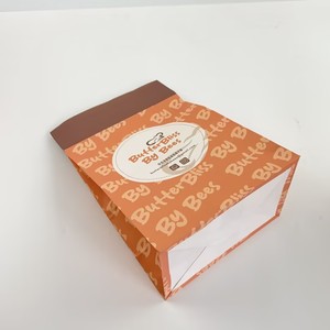 Custom Printed Square Bottom Bakery <b>Paper</b> Bags Brown Kraft Takeaway Bags For Bread Cookie Pastry Dessert Food Packaging = - Product Image 4