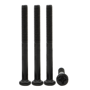 Tornillos parcialmente roscados de <span class=keywords><strong>cabeza</strong></span> <span class=keywords><strong>redonda</strong></span> Phillips chapados en negro M2 M2.5 M3 M4 Tornillos parcialmente roscados de <span class=keywords><strong>cabeza</strong></span> plana - Product Image 3