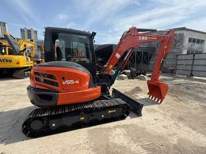 รถขุดขนาดเล็ก Kubota U55 มือสอง ผลิตในญี่ปุ่น น้ำหนัก 5.5 ตัน แบบตีนตะขาบ ง่ายต่อการขนส่งและบำรุงรักษา - Product Image 6