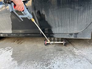 Brosse à eau à jet d'eau détachable rose avec rallonge de 16 pouces pour nettoyeur haute pression, pour voiture et jardin - Product Image 3