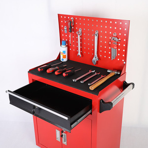 Customized <b>Tool</b> <b>Cabinet</b> With Pegboard Industrial Workshop Mobile Drawer Storage Repair Cart - Product Image 2