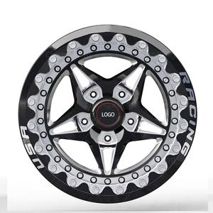 ล้ออัลลอยด์แบบหลอมโลหะคุณภาพสูงมีสองชิ้น15x10J สีดำ50 PCD 5X120 CB 70.3สำหรับ Pontiac GT0 2006 - Product Image 3