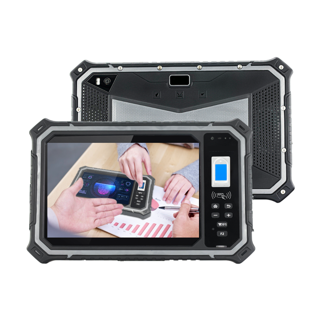 B80 MTK Octa Core 8-Inch 18900mAh Industrial Android Rugged Tablet Fingerprint/Iris Scanner NFC Reader Wi-Fi 8GB RAM 128GB