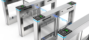 Barrière de contrôle d'accès pivotante anti-pincement infrarouge pour portails tourniquets à ailes du fabricant - Product Image 2