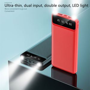 Estación de Carga Portátil Super Delgada de 10000 mAh con Batería de Litio-Polímero, Doble Puerto USB, Pantalla LED y Carga Rápida, Precio de Fábrica - Product Image 5