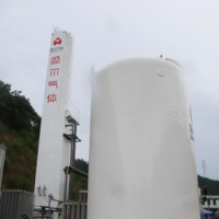 Solution d'alimentation en azote et en oxygène cryogénique industrielle Shenger Gas ASU pour la pétrochimie et la fabrication du verre à faible consommation