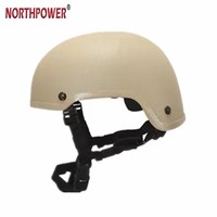 NORTHPOWER Plastique ABS Casque tactique durable réglable de style MICH 2001 à chocs