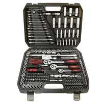 PEXMARTOOLS Offre Spéciale – Kit de Clés à Douilles à Cliquet en Acier Carbone Durci, 216 Pièces, pour Réparation Automobile, Outil à Main OEM