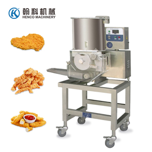 Tự động bánh hamburger patty dây chuyền sản xuất Burger Máy Hamburger patty gà cốm Máy làm - Product Image 4