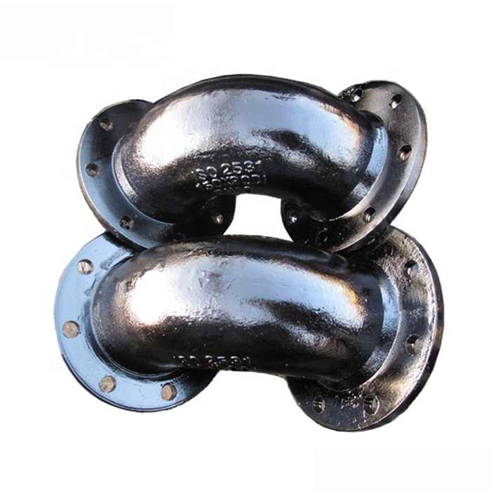 High Quality BS EN545 di Pipe Fitting Ductile Iron Double Flanged Bend PN16