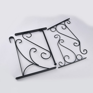 Wrought Iron <b>Wall</b> Mounted Plant <b>Hooks</b> For Outdoor Flower Pots And Decorative Use - Product Image 2