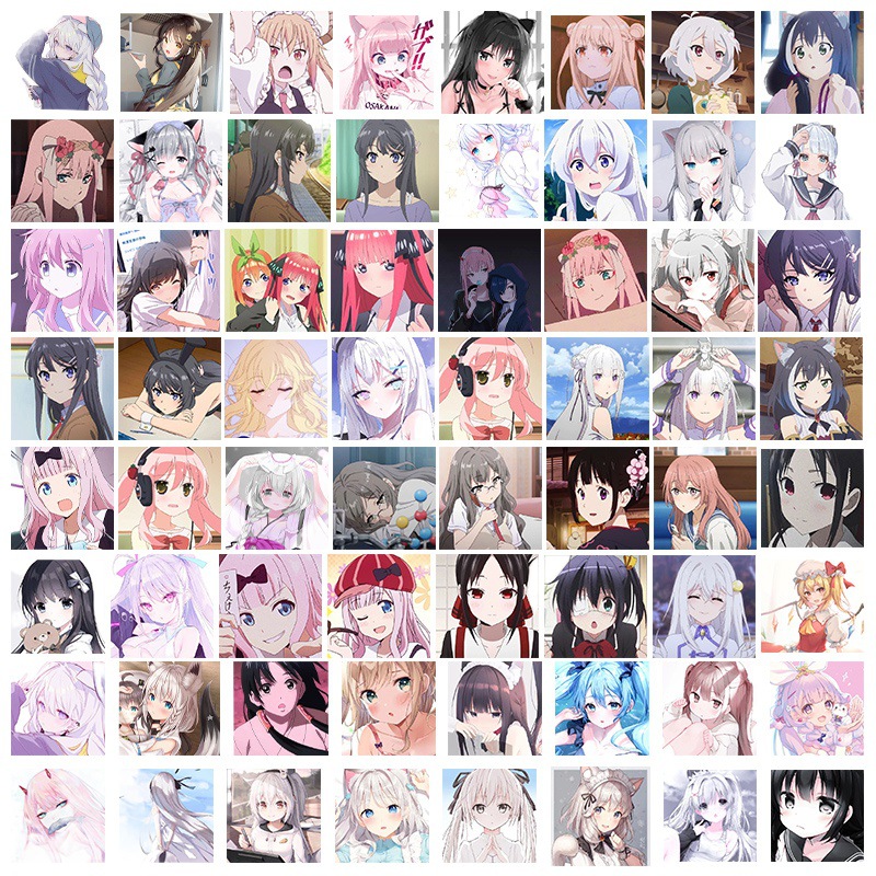 01 pegatinas de anime sexy 140PCS