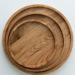 Plateau de service en bois artisanal, finition de luxe personnalisée pour l'hôtellerie, les mariages et la présentation de plats gastronomiques à prix avantageux - Product Image 1