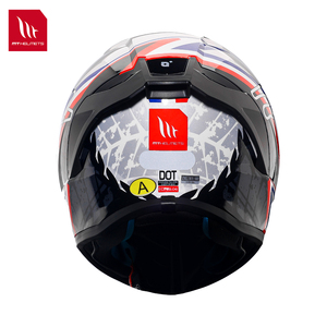 Casques de moto MTHELMETS STINGER 2 ABS, casque intégral pour adultes, certifié DOT, toutes saisons, avec système de déverrouillage rapide - Product Image 6