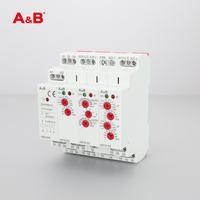 Relais temporisé modulaire miniature haute efficacité 1 NO à temporisation à l'activation ABT8-B2 AC/DC 12-240V 16A pour pompe, interrupteur de temporisation scellé