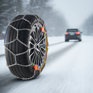 Cadenas de Nieve de Malla de Diamante Modelo D0100HRSQV6, Cadenas de Tracción Antideslizantes para Conducir en Invierno - Product Image 2