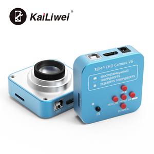 Kailiwei-Microscopio de vídeo de 38MP, Cámara Industrial USB, lente 1080P 180X, luz LED para reparación de Chip de soldadura - Product Image 3