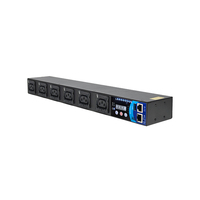 PDU intelligent 220V 10A avec verrouillage à loquet C13, 6 prises, contrôle de l'alimentation séquentiel, protection contre les surtensions et les éclairs, MQTT, salle de télécommunications, personnalisable