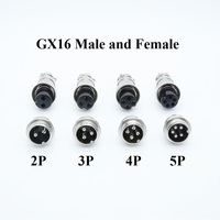 Connecteur Soulin Gx12 2-7 broches à câble verrouillable, type aviation, avec contacts en laiton pour systèmes automobiles et vidéo intelligents