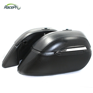 Bolsa Universal de cuero para SILLÍN de motocicleta, bolso lateral para Harley Suzuki <span class=keywords><strong>Kawasaki</strong></span> Yamaha <span class=keywords><strong>Victory</strong></span> - Product Image 2