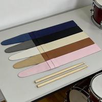 Porte-clés en cuir PU pour baguette de batterie multicolore, étui pour baguettes, support pour baguettes de batterie, accessoires pour mallets de percussion pour musiciens