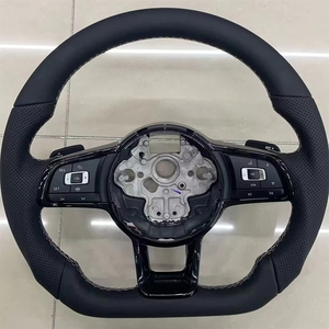 Volante de Cuero para Auto en Stock, Compatible con MK7 <span class=keywords><strong>Golf</strong></span> 7 Polo Scirocco 2014-2018 GTD GTS GTE GLI R-Line R CC 6 - Product Image 2