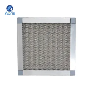 Pré-filtro de ar de malha de arame de alumínio lavável Mini filtro de ar para ar condicionado com estrutura de metal