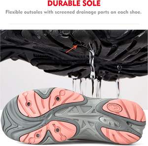 Chaussures d'eau légères pour femmes à séchage rapide sandale de randonnée été <span class=keywords><strong>Trekking</strong></span> marche respirant caoutchouc souple/EVA/maille - Product Image 3