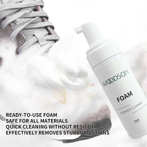 2025 Mới Đến Giày Chất Lỏng Giày Bộ Dụng Cụ Chăm Sóc Thân Thiện Với Môi Phong Phú Bọt Sneaker Sạch Cho Làm Sạch Giày Trắng Logo Riêng - Product Image 5