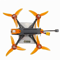Kit de Dron FPV con Marco de Fibra de Carbono Resistente de 5 Pulgadas, Motores 2507, Módulo GPS a Prueba de Agua, Quadcopter Estable para Freestyle