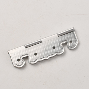 Charnière en alliage d'aluminium à montage en surface, design traditionnel argenté pour boîtes à bijoux et étuis en bois - Product Image 3