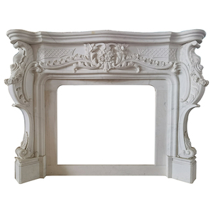 Cheminée naturelle d'intérieur <span class=keywords><strong>en</strong></span> marbre et <span class=keywords><strong>pierre</strong></span> naturelle, 5 pouces, appareil décoratif - Product Image 1