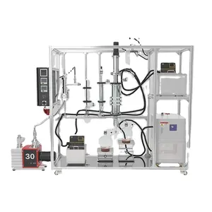 ASK AGFMD605 fragrâncias ácidos graxos combustíveis poliuretano e óleos limpos kits de unidades de aparelho de destilação molecular de caminho curto