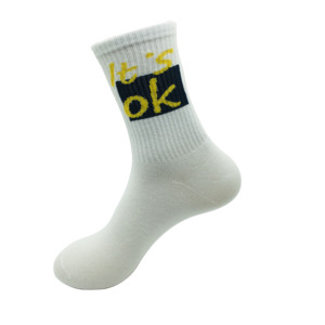 Jacquard Knit Crew Chaussettes à la cheville pour femmes et hommes - Product Image 4