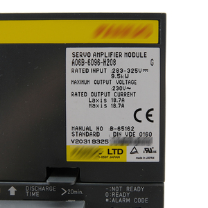 Module amplificateur Fanuc A06B-6096-H208 A06B6096H208 pour variateur Fanuc en stock, livraison rapide - Product Image 6