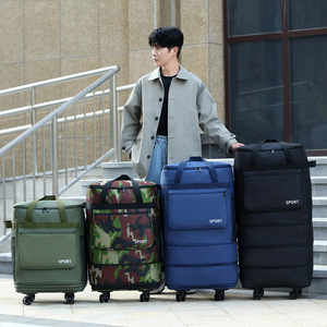 Sac de voyage universel pliable et extensible en tissu Oxford imperméable, grande capacité, pour bagage de cabine 158 cm, idéal pour les <span class=keywords><strong>étude</strong></span>s à l'étranger - Product Image 1